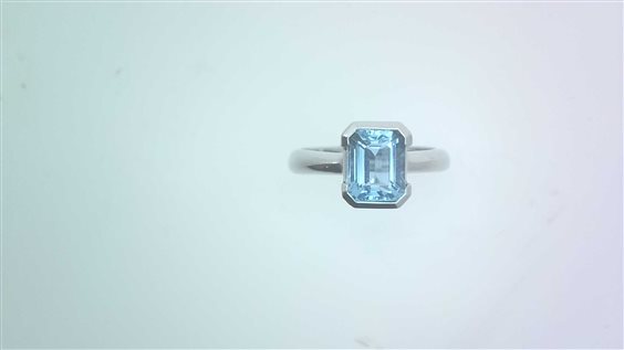 Anello Sommer Donna in Oro bianco Acquamarina 1.5 Ct ACQ CT 1.50 SOMMER - ACQ CT 1.50 SOMMER